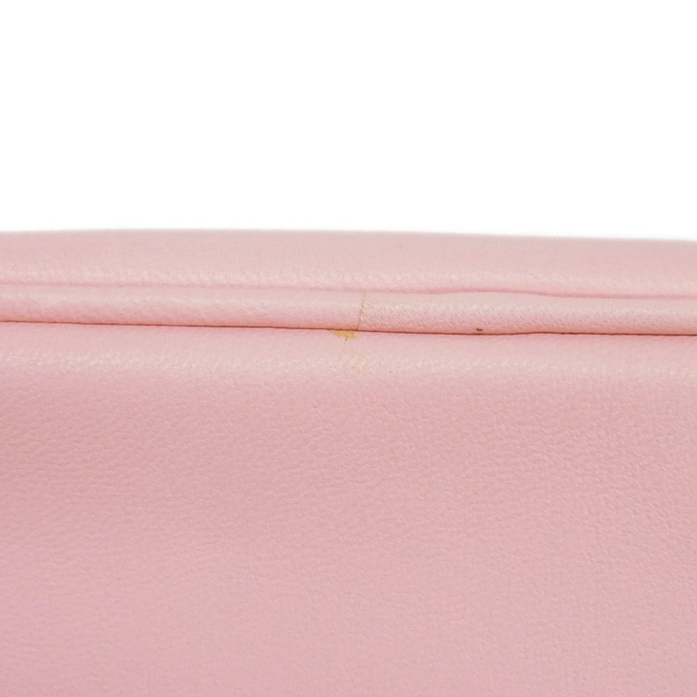 HERMES Pouch Vaux Swift Rose Sakura x Vermilion Swift Toyuboyu GM Women Used
