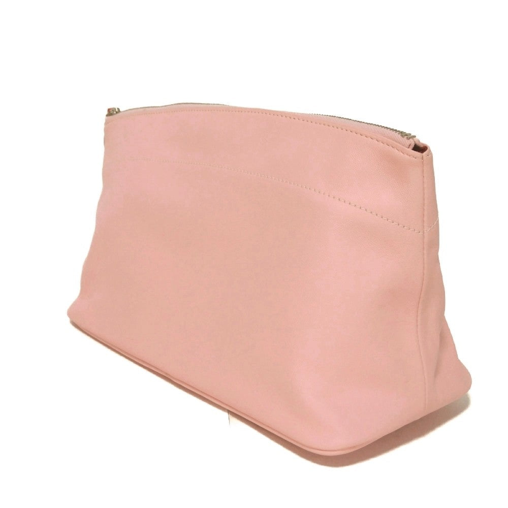 HERMES Pouch Vaux Swift Rose Sakura x Vermilion Swift Toyuboyu GM Women Used