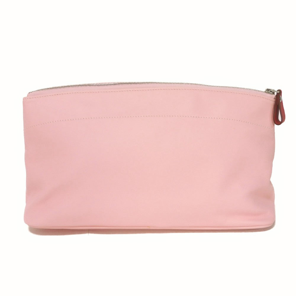 HERMES Pouch Vaux Swift Rose Sakura x Vermilion Swift Toyuboyu GM Women Used