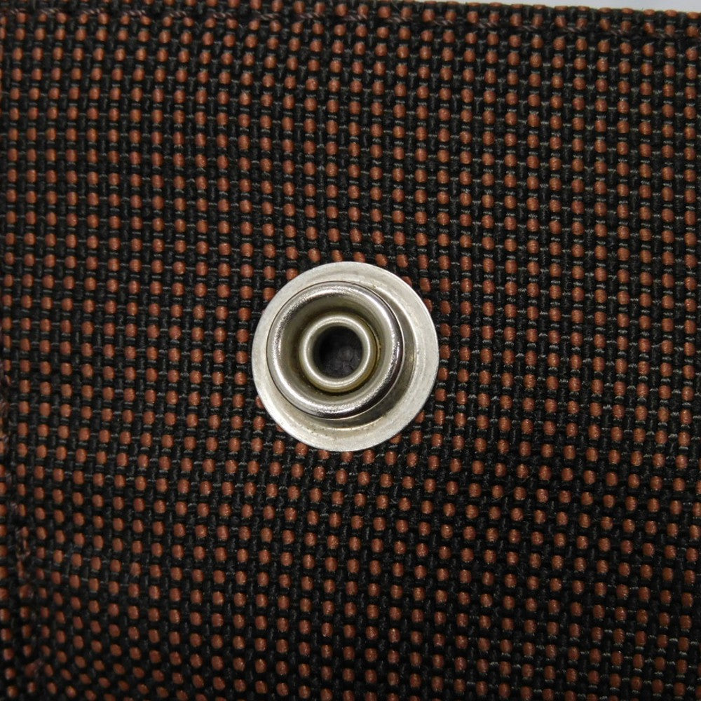 HERMES Tote Bag Nylon canvas (polyamide x polyester) Brown Serie button Her Line PM Tote mens(Unisex) Used