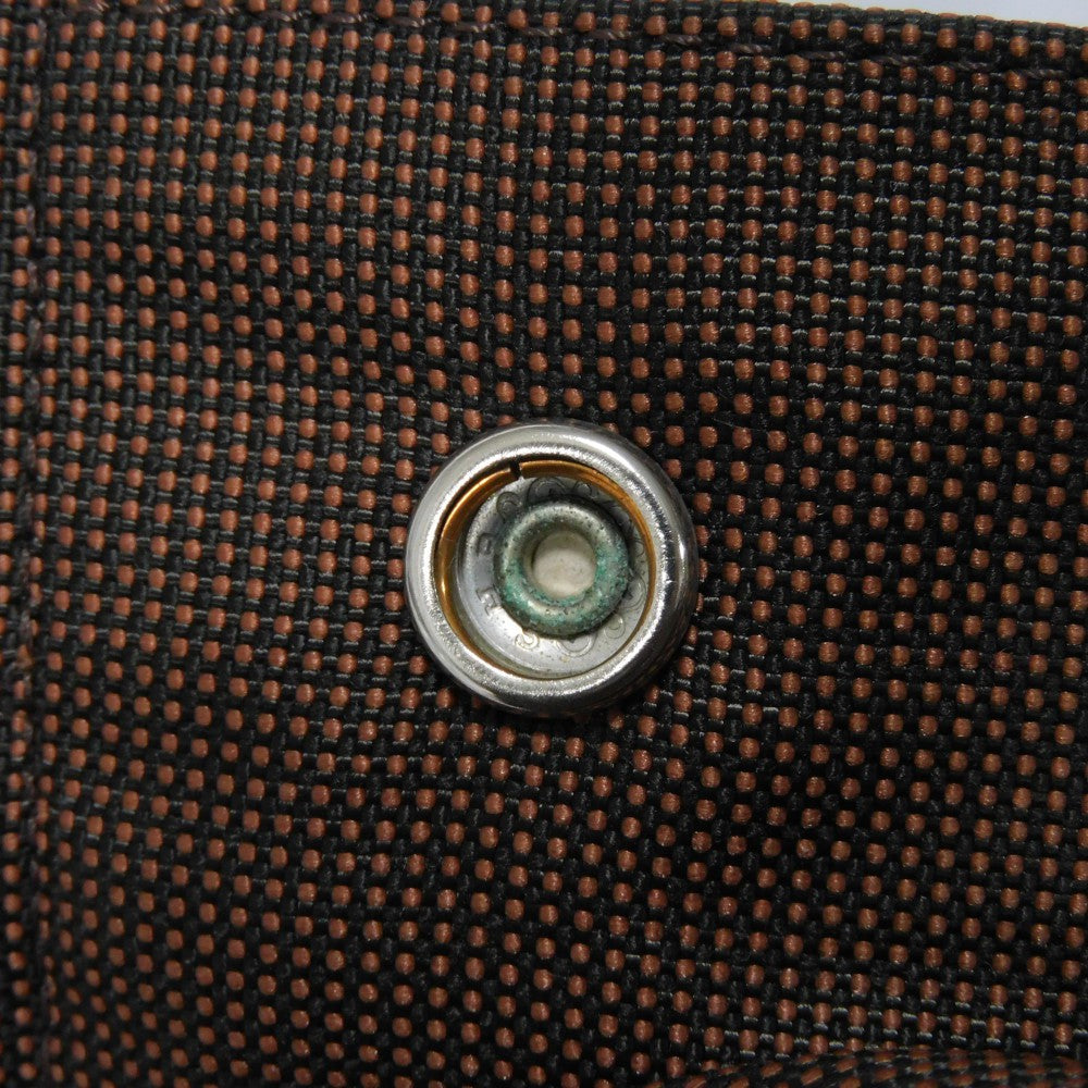 HERMES Tote Bag Nylon canvas (polyamide x polyester) Brown Serie button Her Line PM Tote mens(Unisex) Used