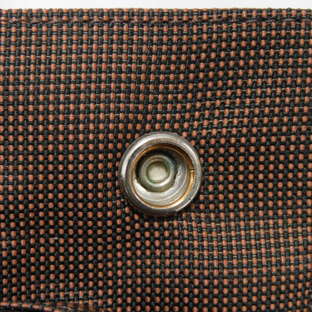 HERMES Tote Bag Nylon canvas (polyamide x polyester) Brown Serie button Her Line PM Tote mens(Unisex) Used