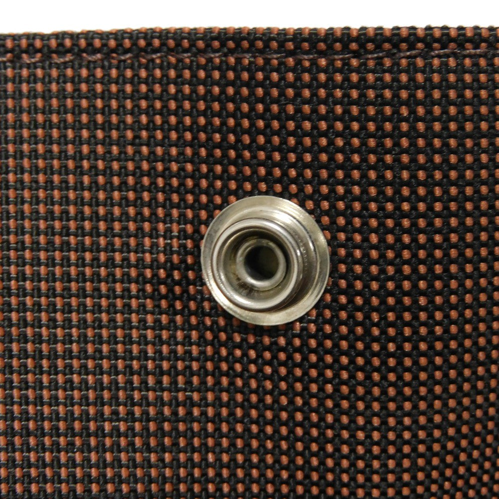 HERMES Backpack Nylon canvas (polyamide x polyester) Brown Serie button Her Line Sac Ad PM mens(Unisex) Used