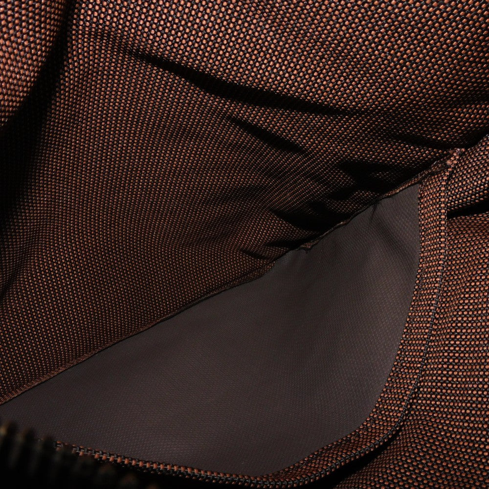 HERMES Backpack Nylon canvas (polyamide x polyester) Brown Serie button Her Line Sac Ad PM mens(Unisex) Used