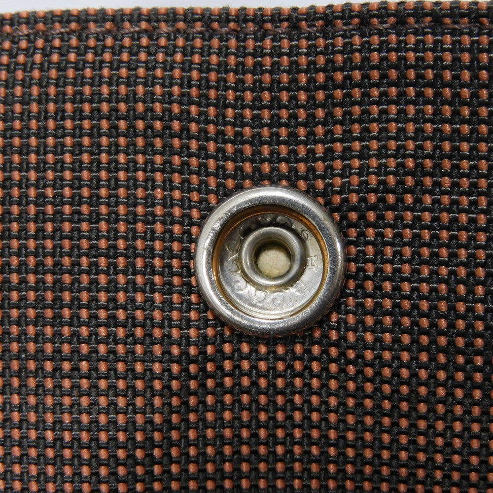 HERMES Backpack Nylon canvas (polyamide x polyester) Brown Serie button Her Line Sac Ad PM mens(Unisex) Used