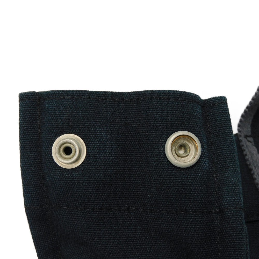 HERMES Tote Bag cotton Black x gray Serie button Fool Toe MM mens(Unisex) Used