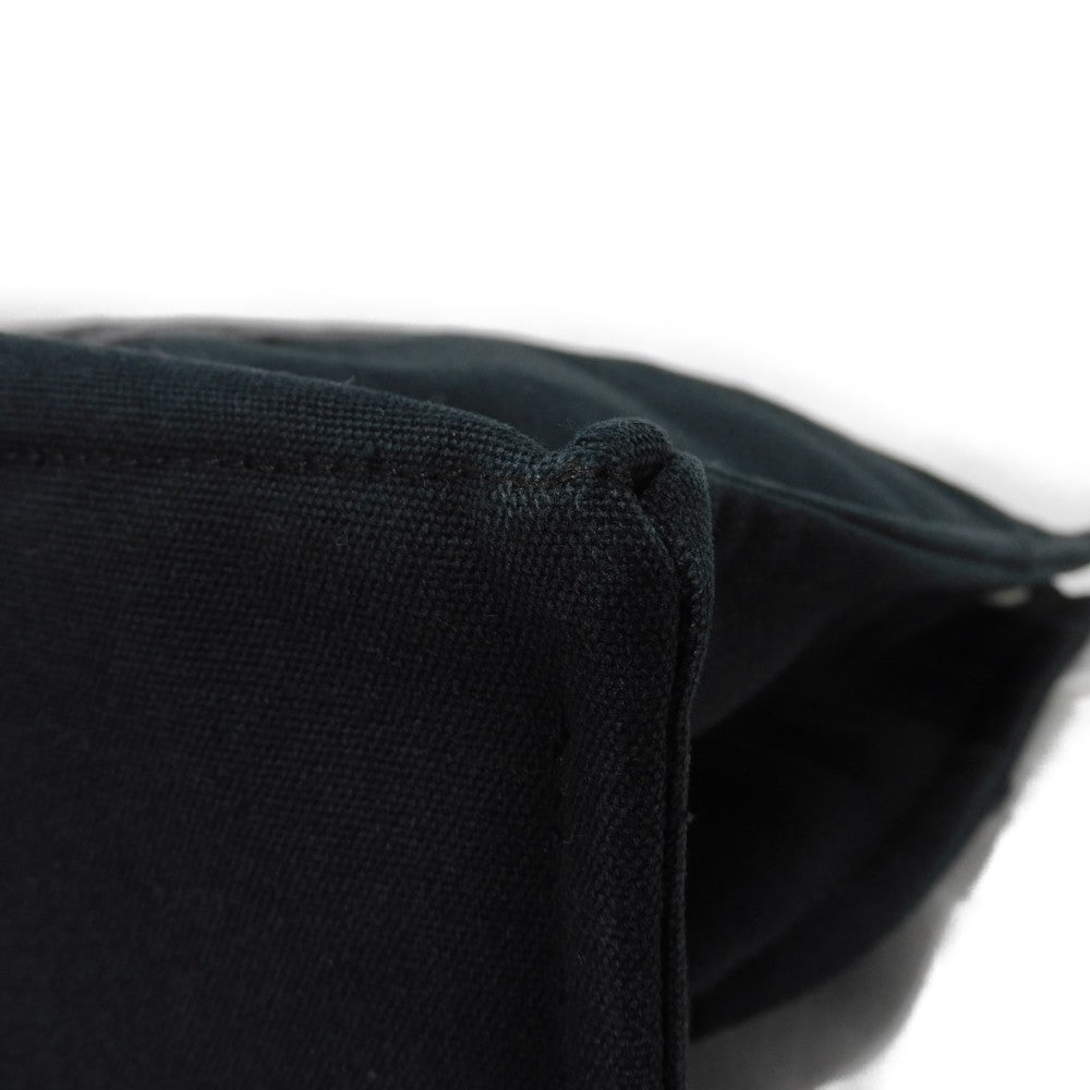 HERMES Tote Bag cotton Black x gray Serie button Fool Toe MM mens(Unisex) Used