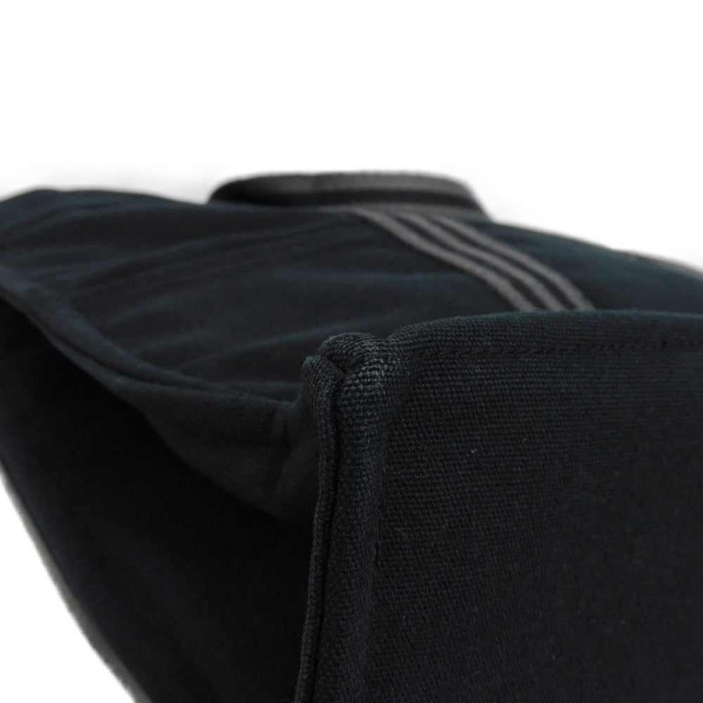 HERMES Tote Bag cotton Black x gray Serie button Fool Toe MM mens(Unisex) Used
