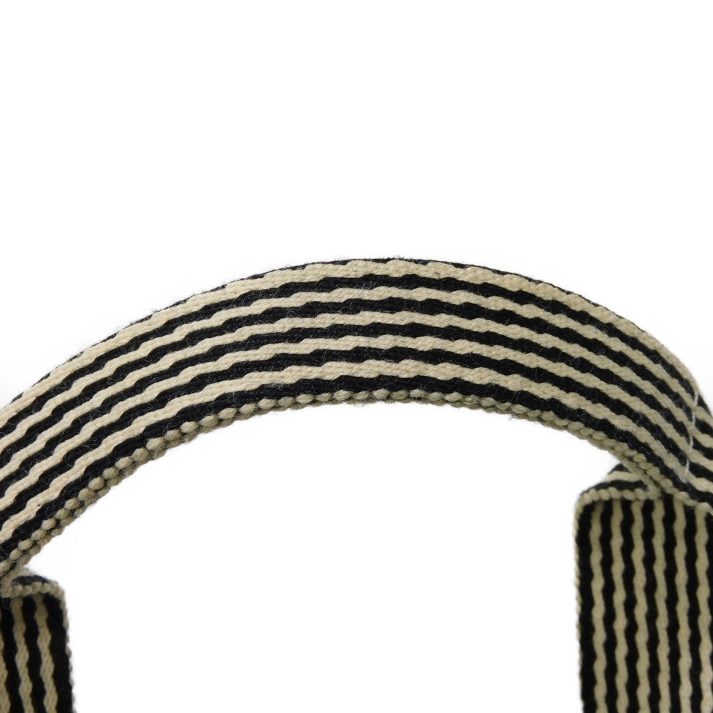HERMES Tote Bag Cotton canvas Light gray Serie button New Fool Toe MM mens(Unisex) Used