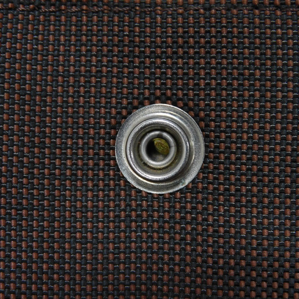 HERMES Tote Bag Nylon canvas (polyamide x polyester) Brown Serie button Her Line PM Tote mens(Unisex) Used