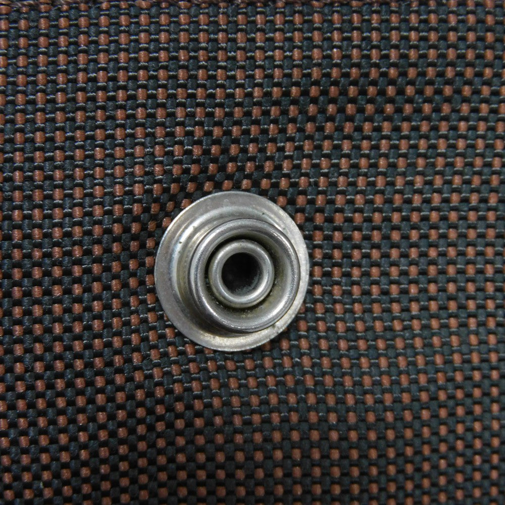 HERMES Tote Bag Nylon canvas (polyamide x polyester) Brown Serie button Her Line PM Tote mens(Unisex) Used