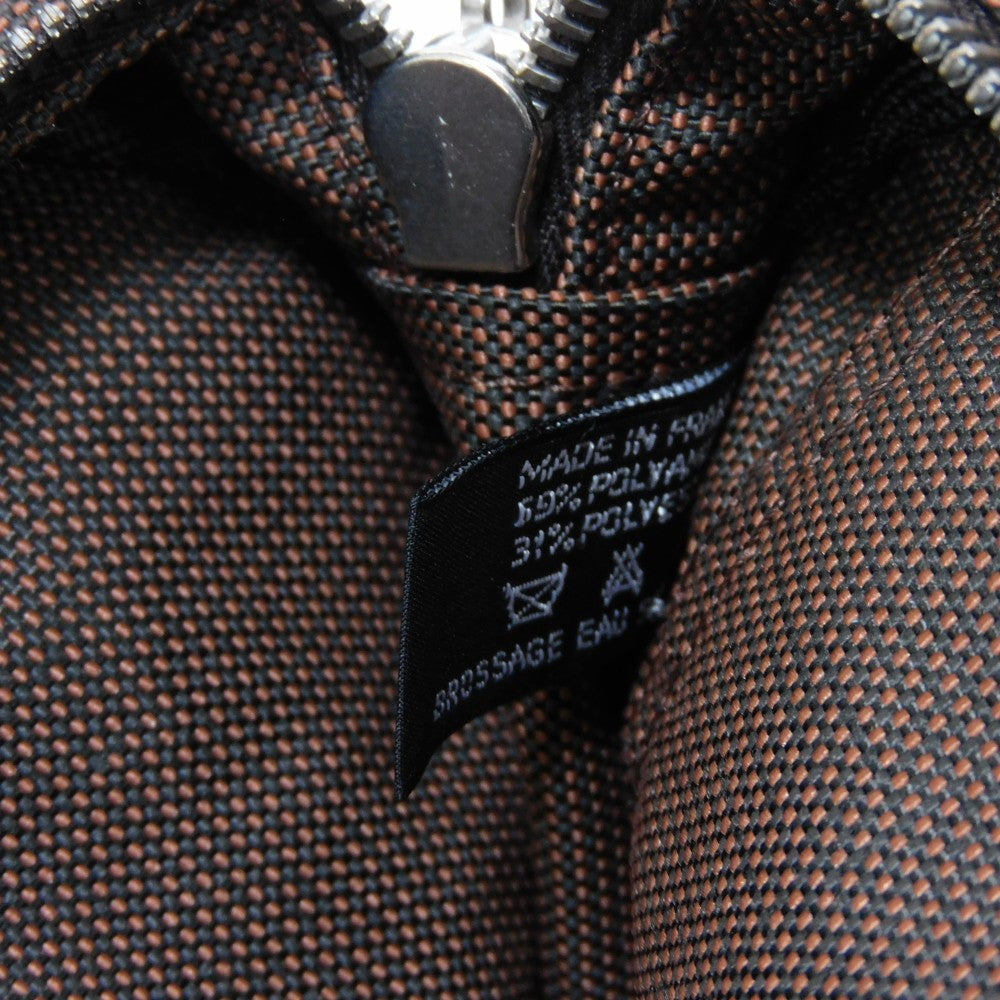 HERMES Tote Bag Nylon canvas (polyamide x polyester) Brown Serie button Her Line PM Tote mens(Unisex) Used