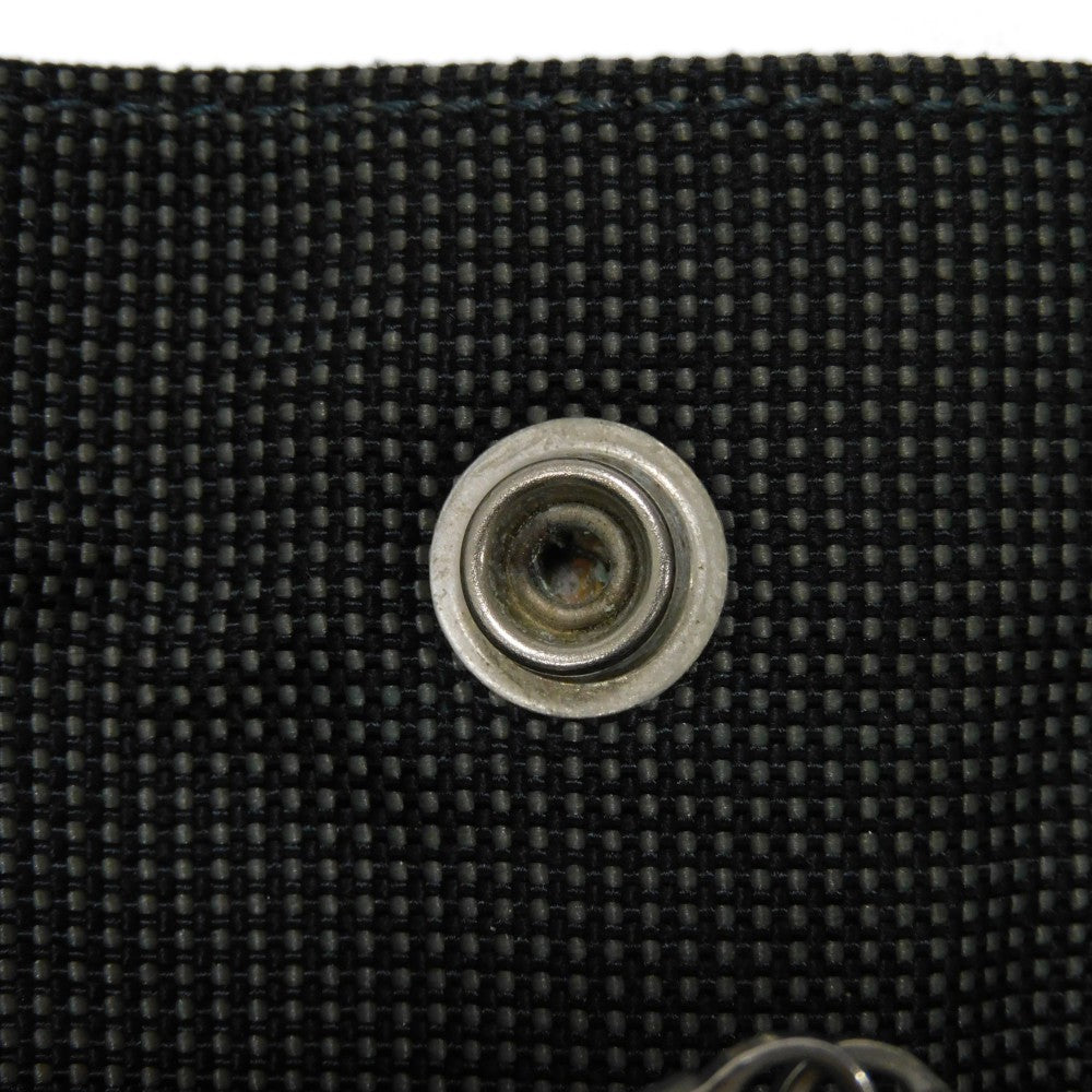 HERMES Tote Bag Nylon canvas (polyamide x polyester) Dark gray Serie button Her Line PM Tote mens(Unisex) Used