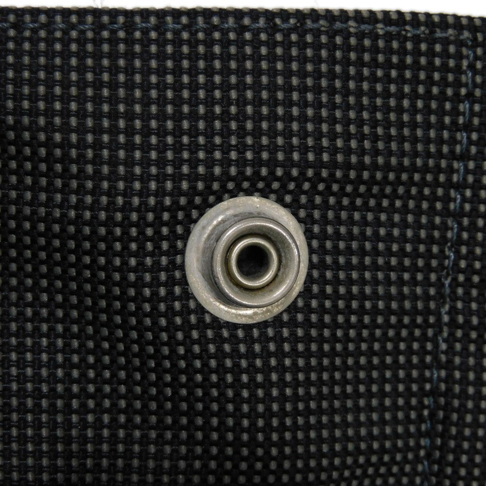 HERMES Tote Bag Nylon canvas (polyamide x polyester) Dark gray Serie button Her Line PM Tote mens(Unisex) Used