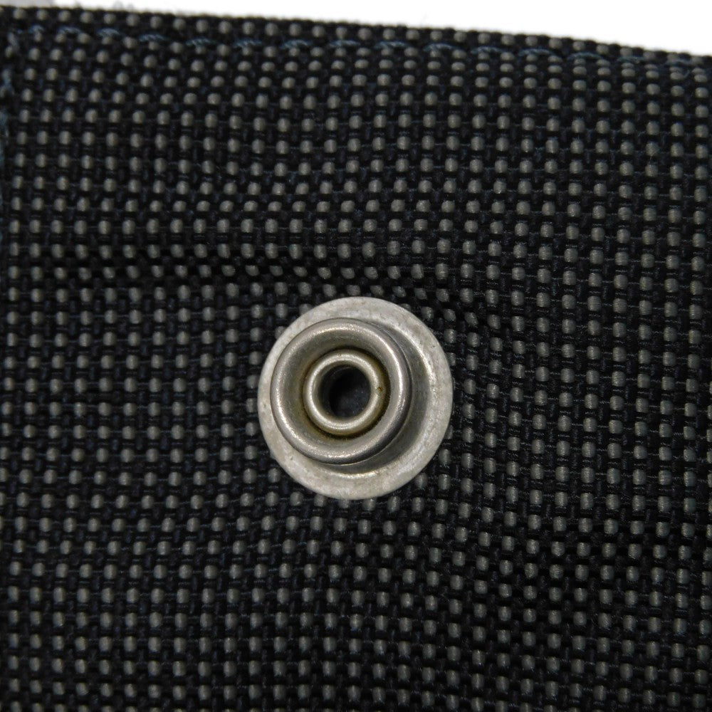 HERMES Tote Bag Nylon canvas (polyamide x polyester) Dark gray Serie button Her Line PM Tote mens(Unisex) Used