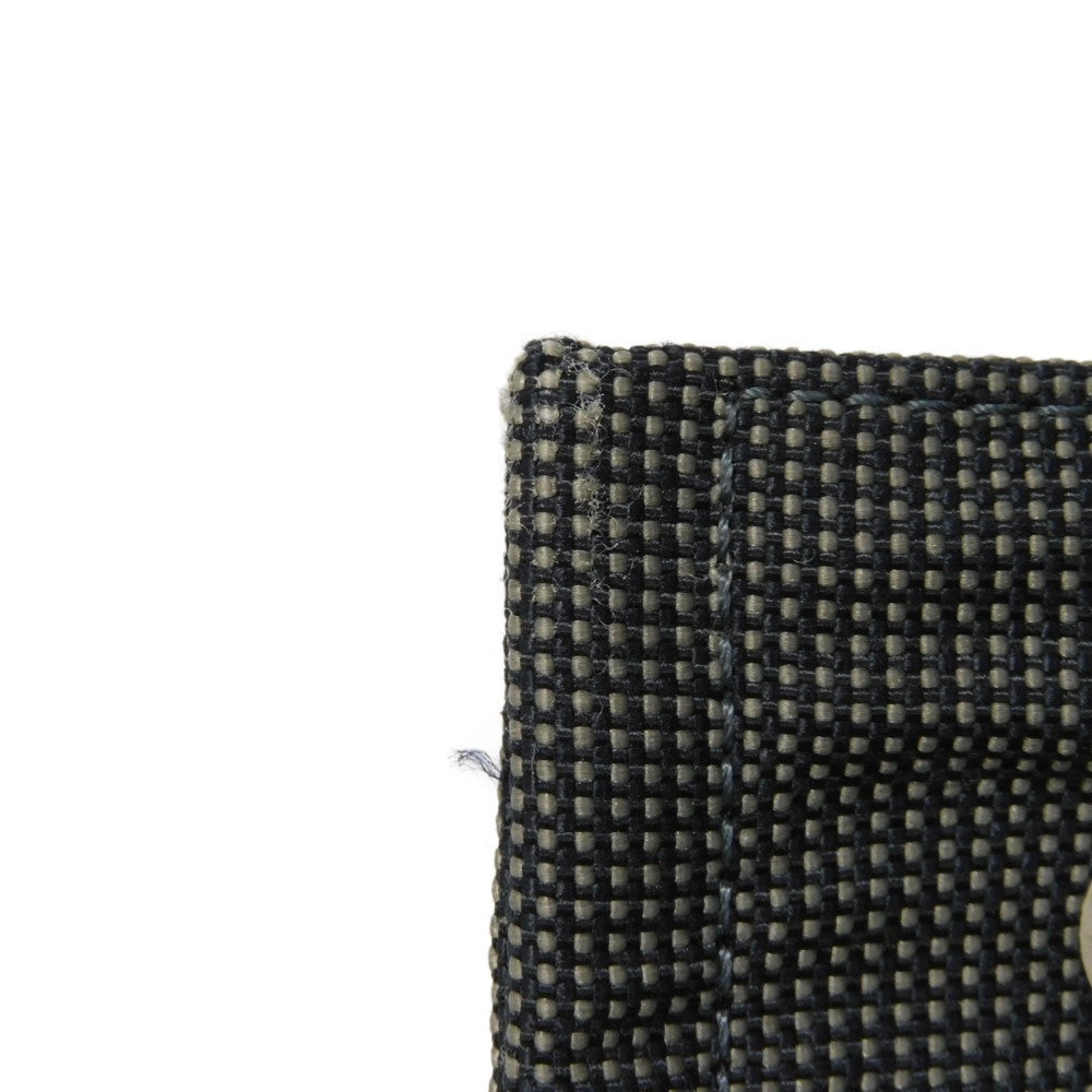 HERMES Tote Bag Nylon canvas (polyamide x polyester) Dark gray Serie button Her Line PM Tote mens(Unisex) Used