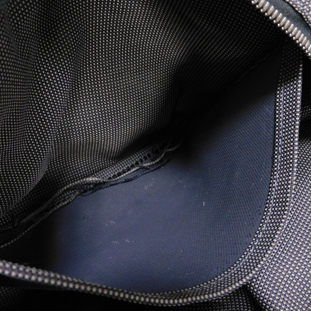 HERMES Tote Bag Nylon canvas (polyamide x polyester) Dark gray Serie button Her Line PM Tote mens(Unisex) Used