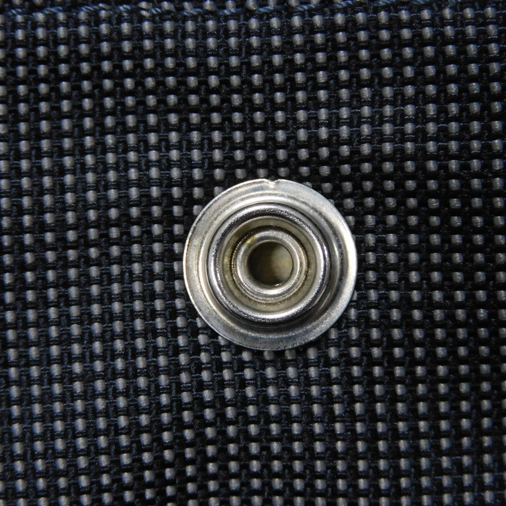 HERMES Backpack Nylon canvas (polyamide x polyester) Dark gray Serie button Her Line ad MM Women(Unisex) Used