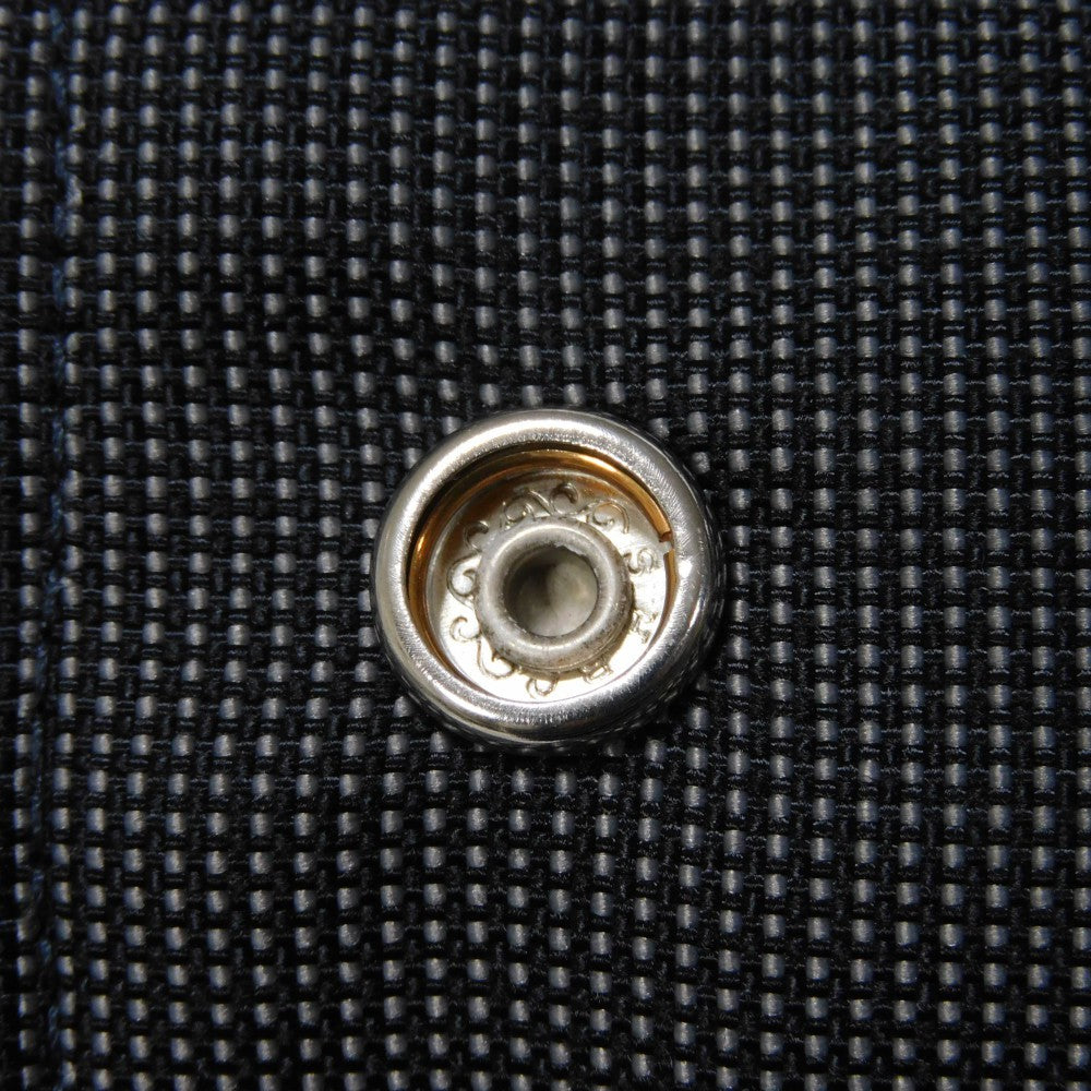 HERMES Backpack Nylon canvas (polyamide x polyester) Dark gray Serie button Her Line ad MM Women(Unisex) Used