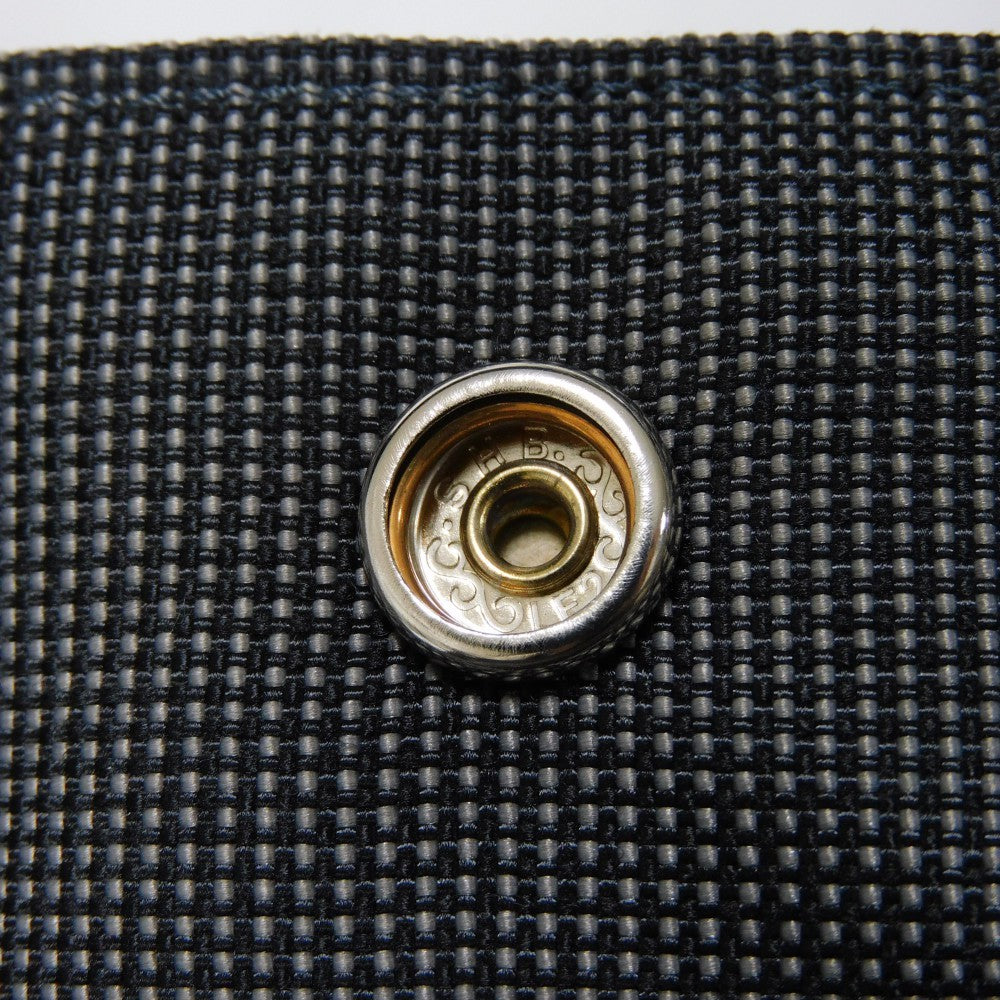 HERMES Backpack Nylon canvas (polyamide x polyester) Dark gray Serie button Her Line ad MM Women(Unisex) Used