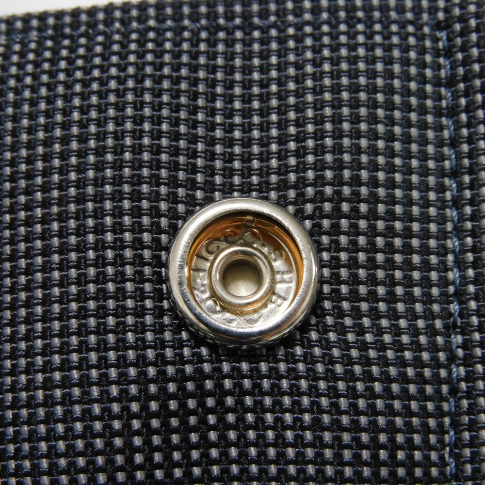 HERMES Backpack Nylon canvas (polyamide x polyester) Dark gray Serie button Her Line ad MM Women(Unisex) Used
