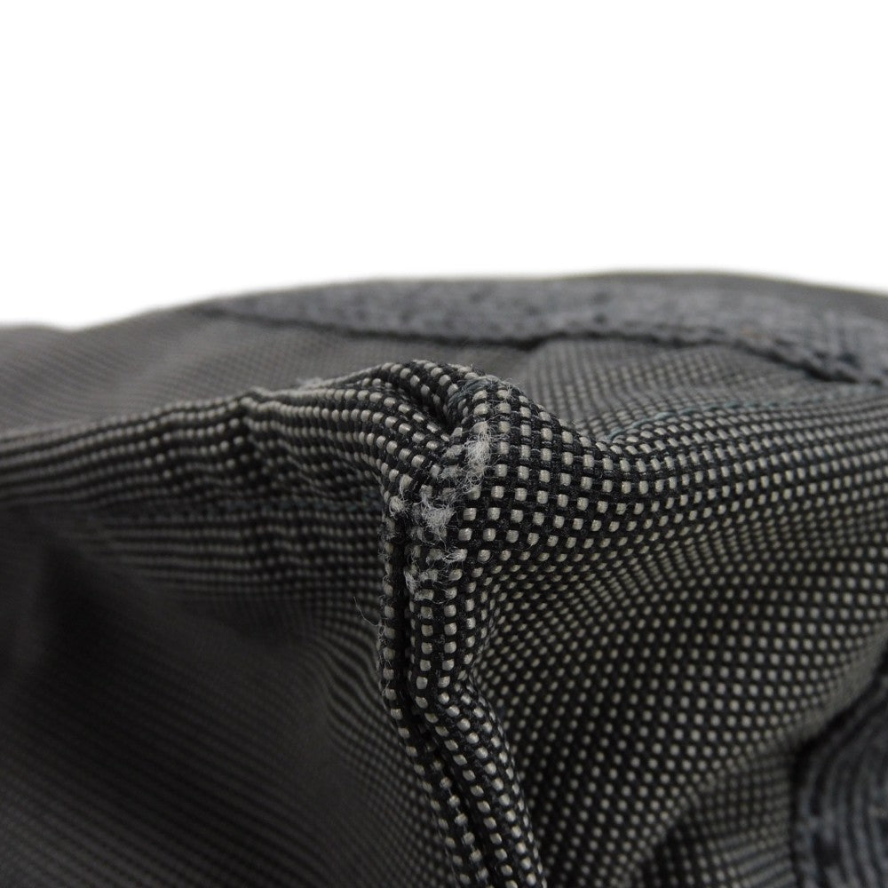 HERMES Backpack Nylon canvas (polyamide x polyester) Dark gray Serie button Her Line ad MM Women(Unisex) Used