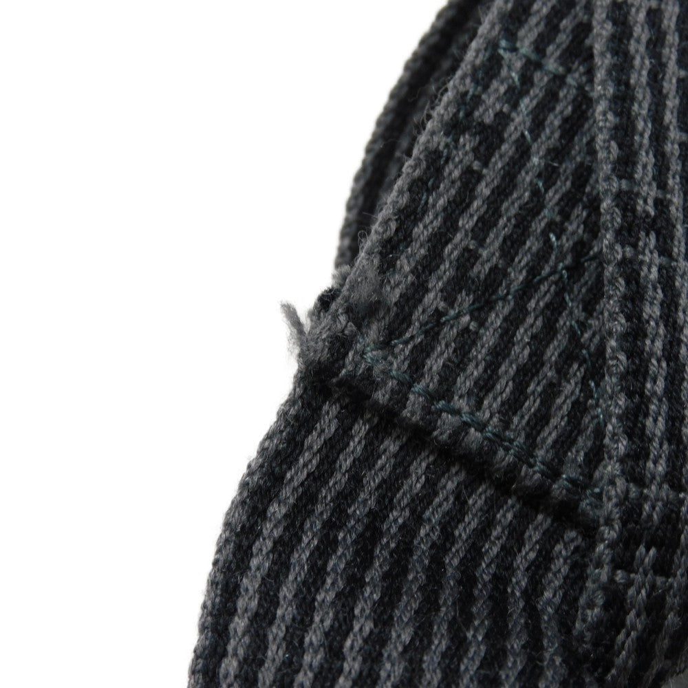 HERMES Backpack Nylon canvas (polyamide x polyester) Dark gray Serie button Her Line ad MM Women(Unisex) Used