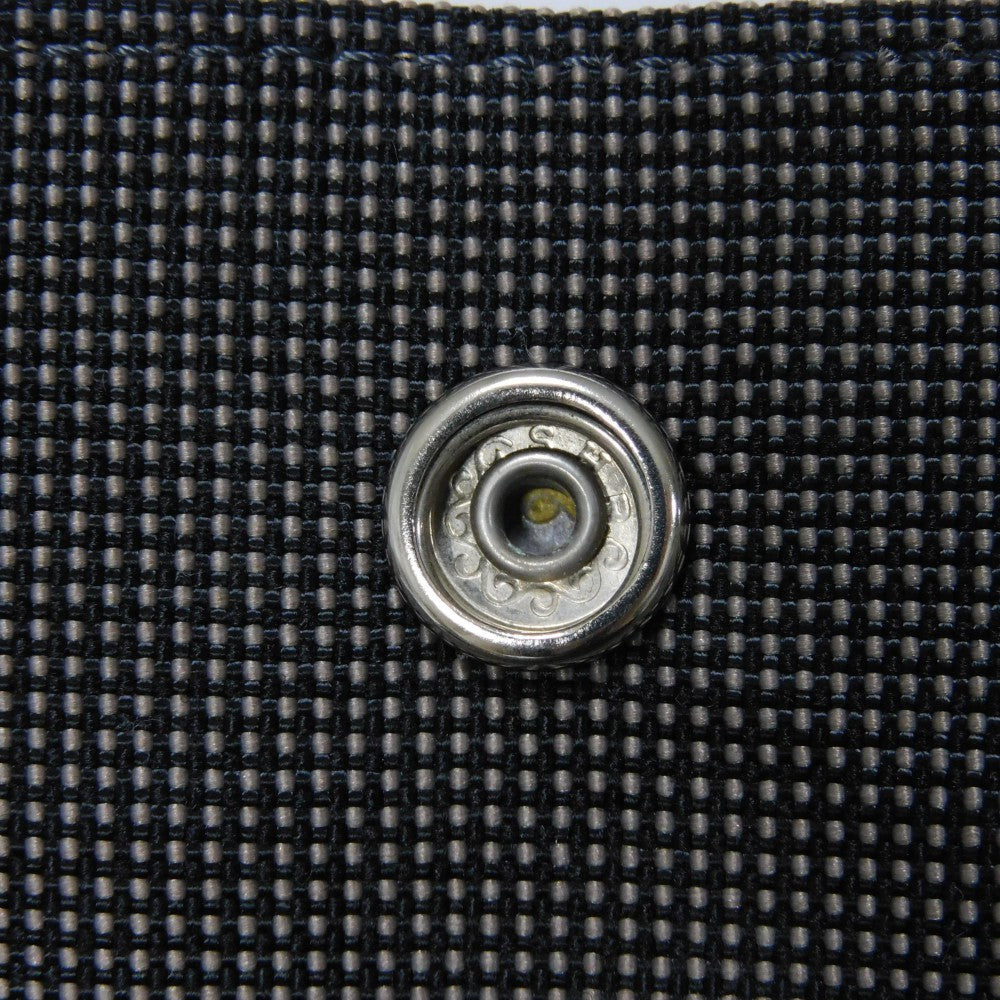 HERMES Backpack Nylon canvas (polyamide x polyester) Dark gray Serie button Her Line Sac Ad PM Women(Unisex) Used