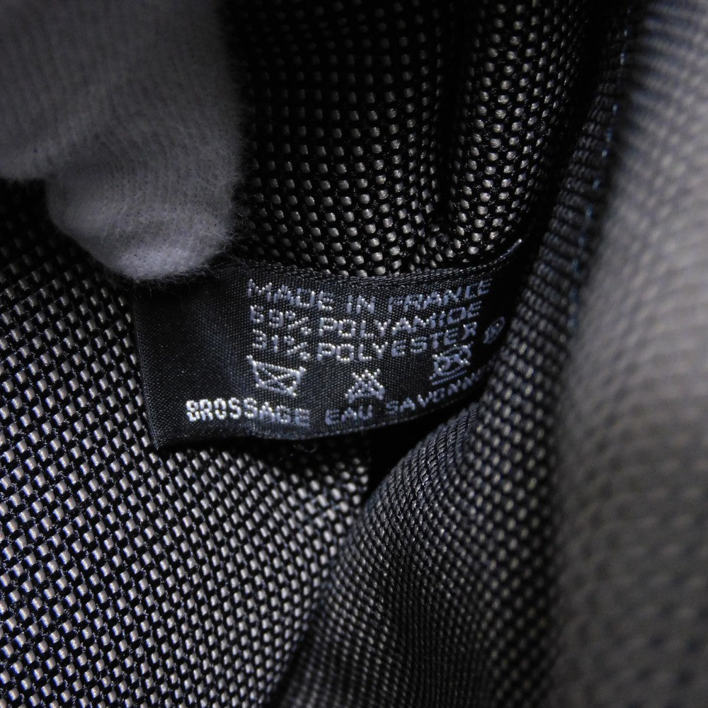 HERMES Backpack Nylon canvas (polyamide x polyester) Dark gray Serie button Her Line Sac Ad PM Women(Unisex) Used