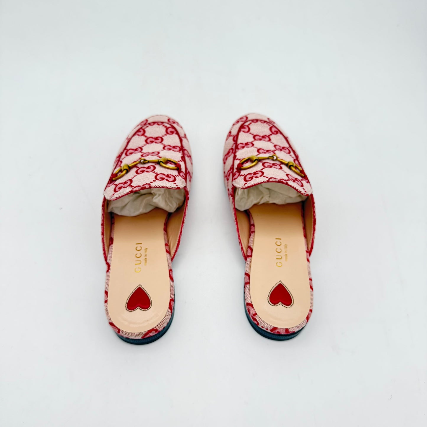 Gucci Cloth Flats Red US Women's Size 5.5 24080804