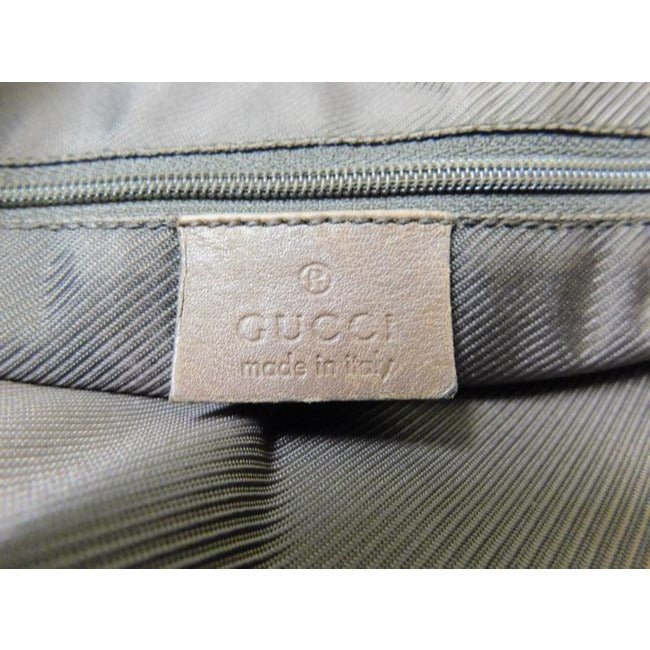 Gucci Pursesdesigner Purses Brown Large G Logo Print Canvas And Brown Leather Satchel