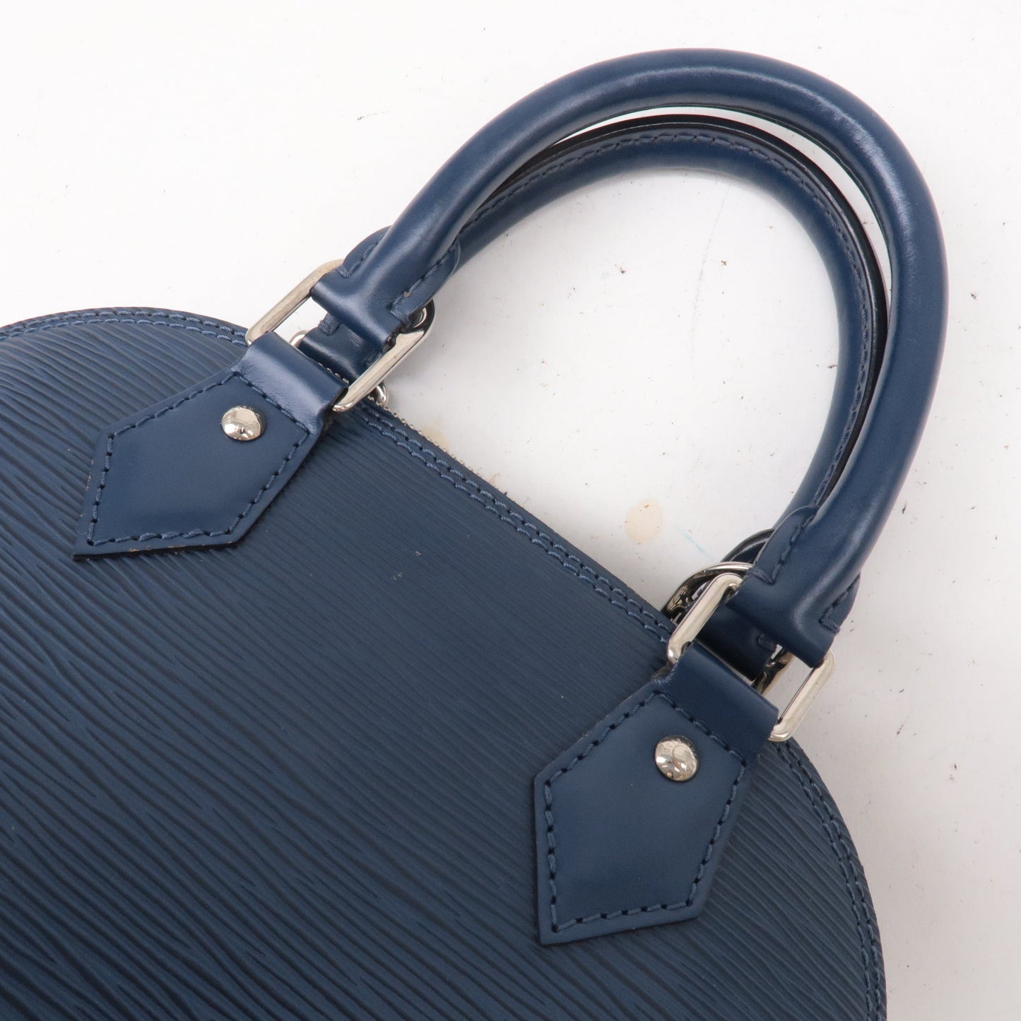 Louis Vuitton Epi Alma BB 2Way Bag Andigo Blue M40855