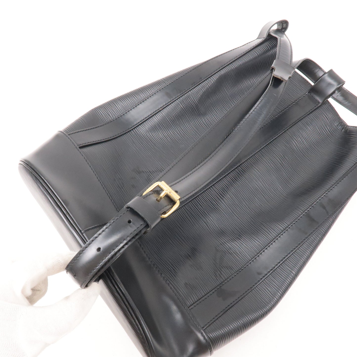 Louis Vuitton Epi Randonnee GM Laundry Bag Noir Black M43082