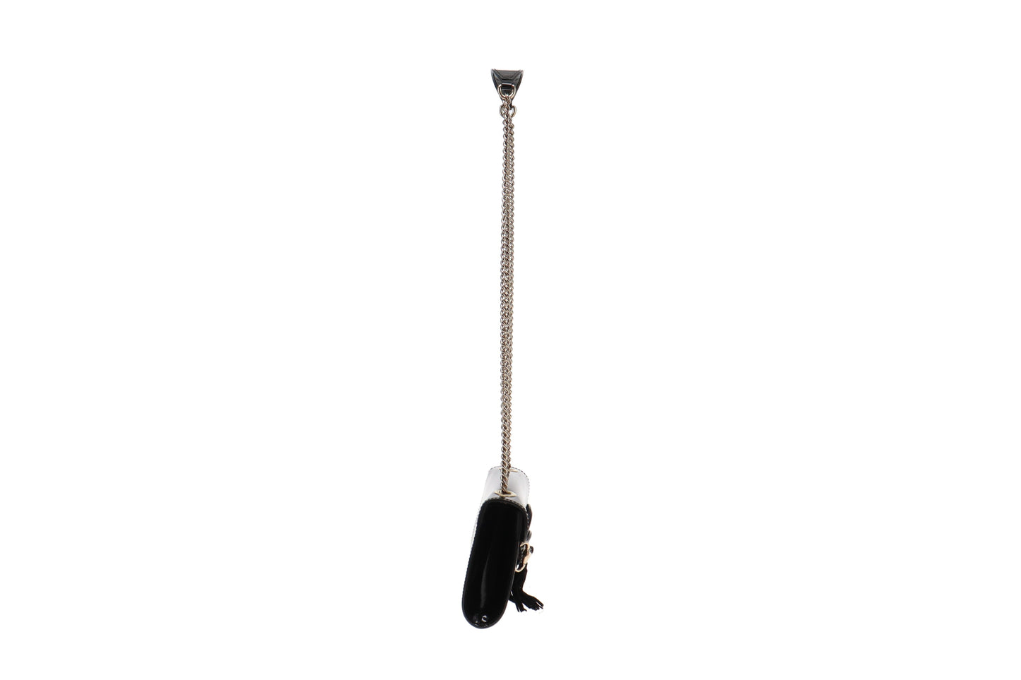 Gucci Emily Chain Flap Black Patent