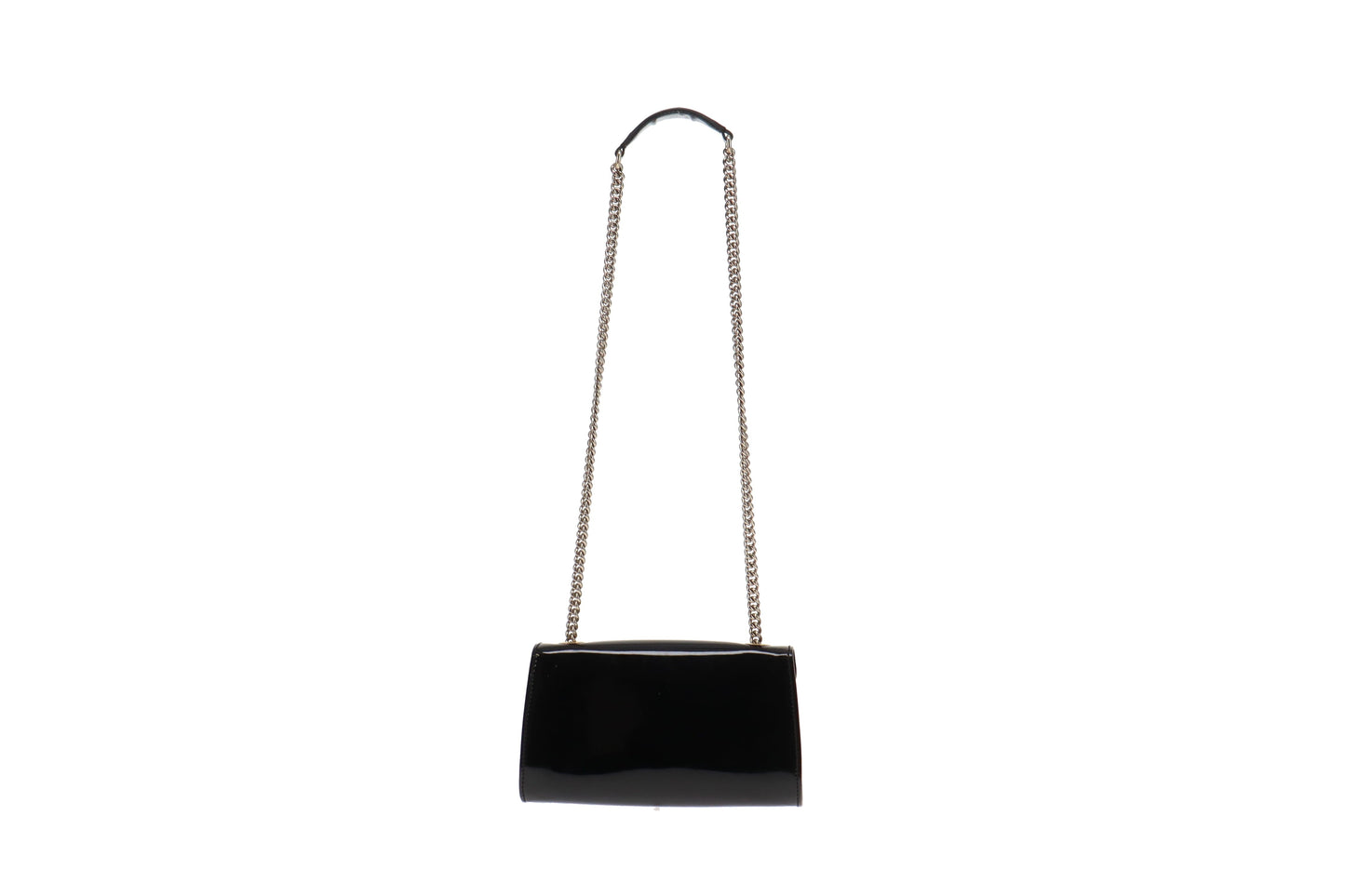 Gucci Emily Chain Flap Black Patent
