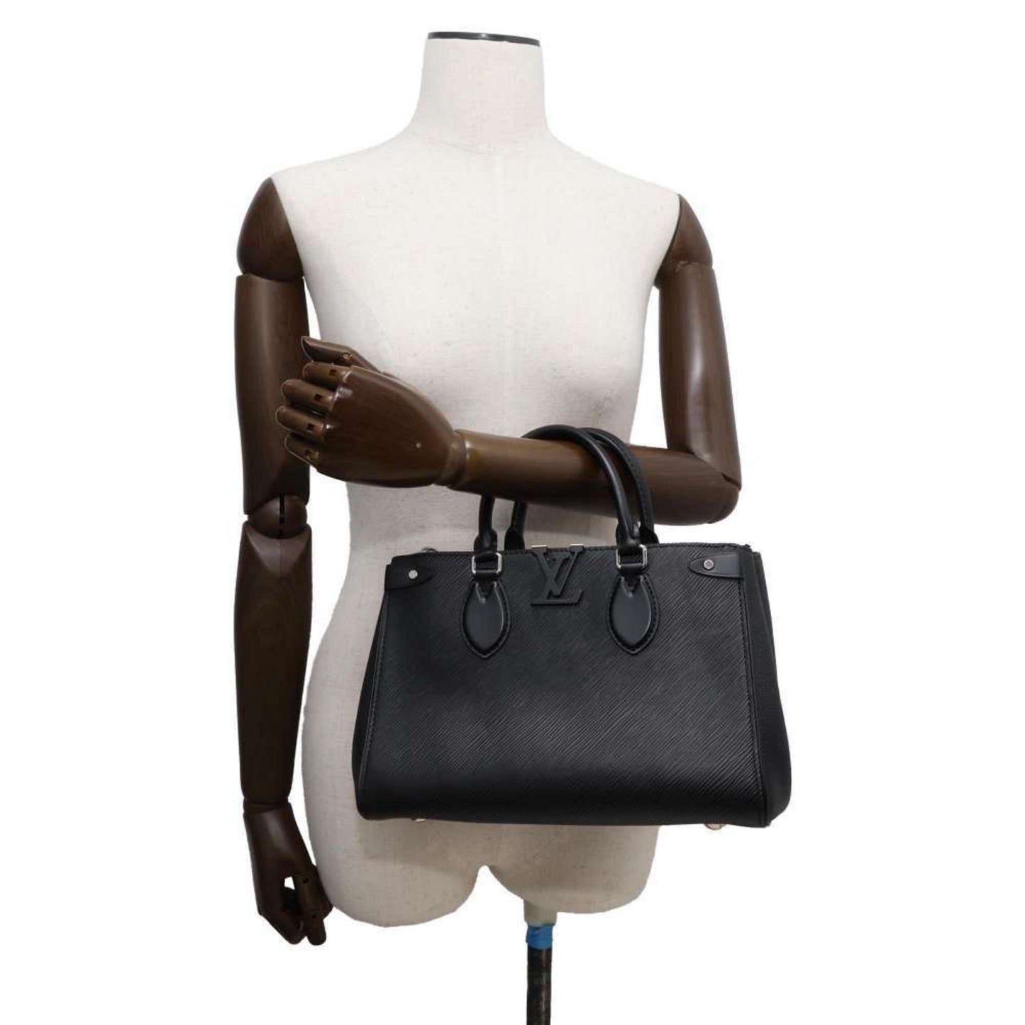 Louis Vuitton Epi  Noir Epi Leather Handbag