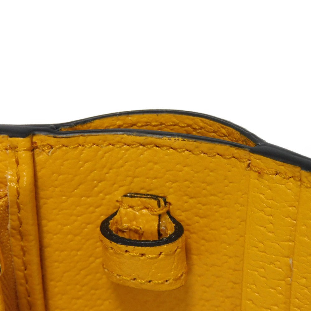 GUCCI Bifold Wallet 702248 DJ24G 7673 Textured leather yellow Adidas Horsebit Shoulder Compact Wallet Women(Unisex) Used