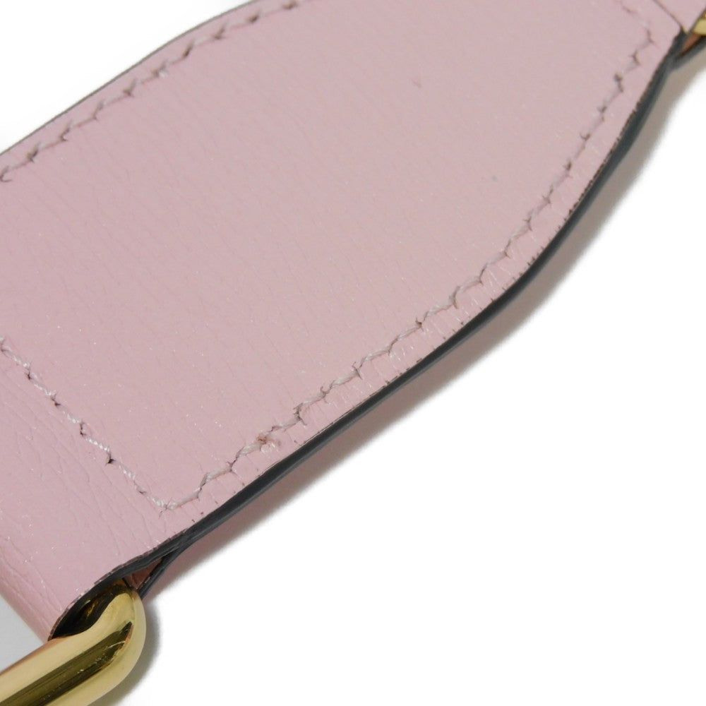 GUCCI Handbag 724606 AABUY 8442 Calf leather Light pink GG Offdia Animal Print Mini Bag Women Used