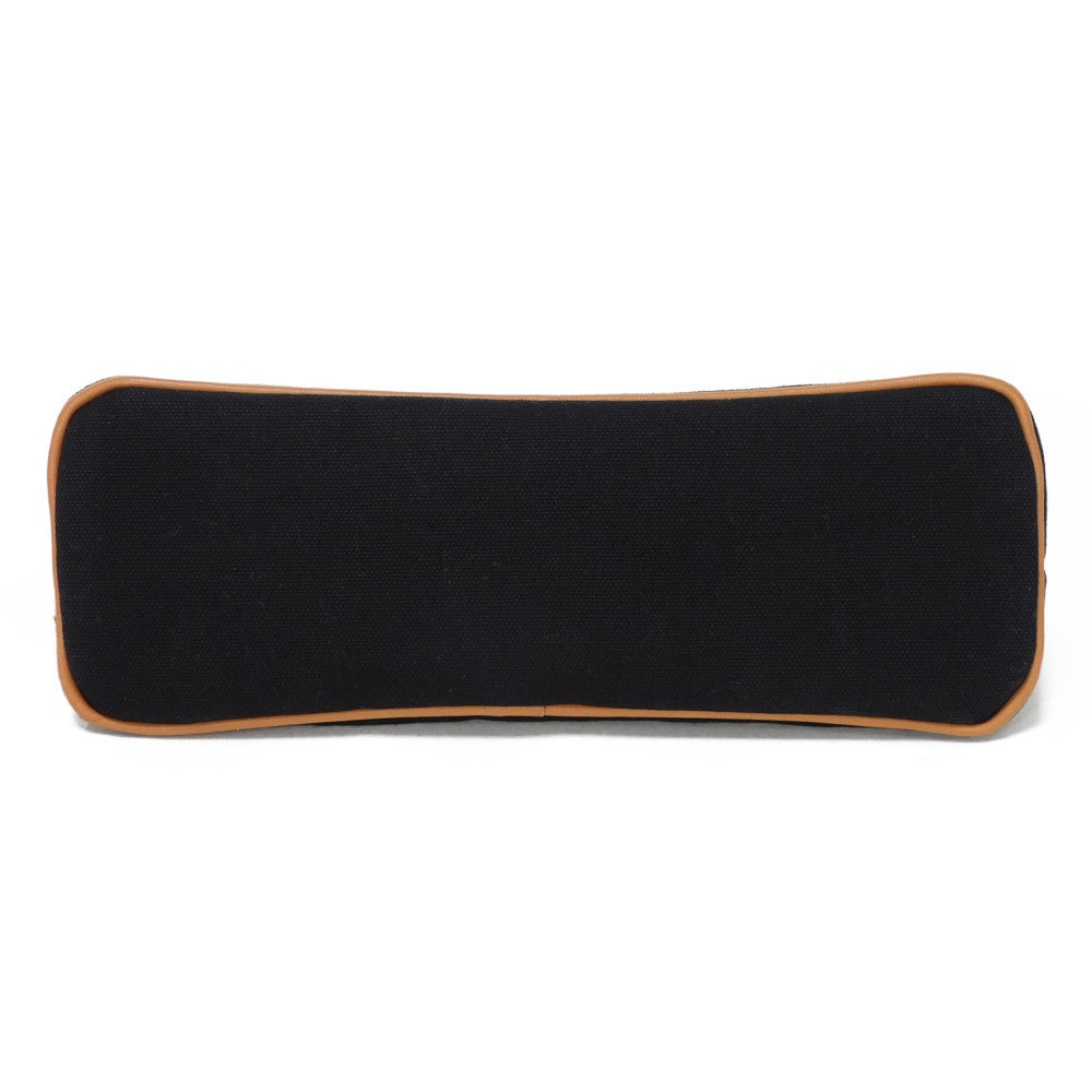 HERMES Handbag cotton black H logo BOLID POUCH 25 MM Women Used