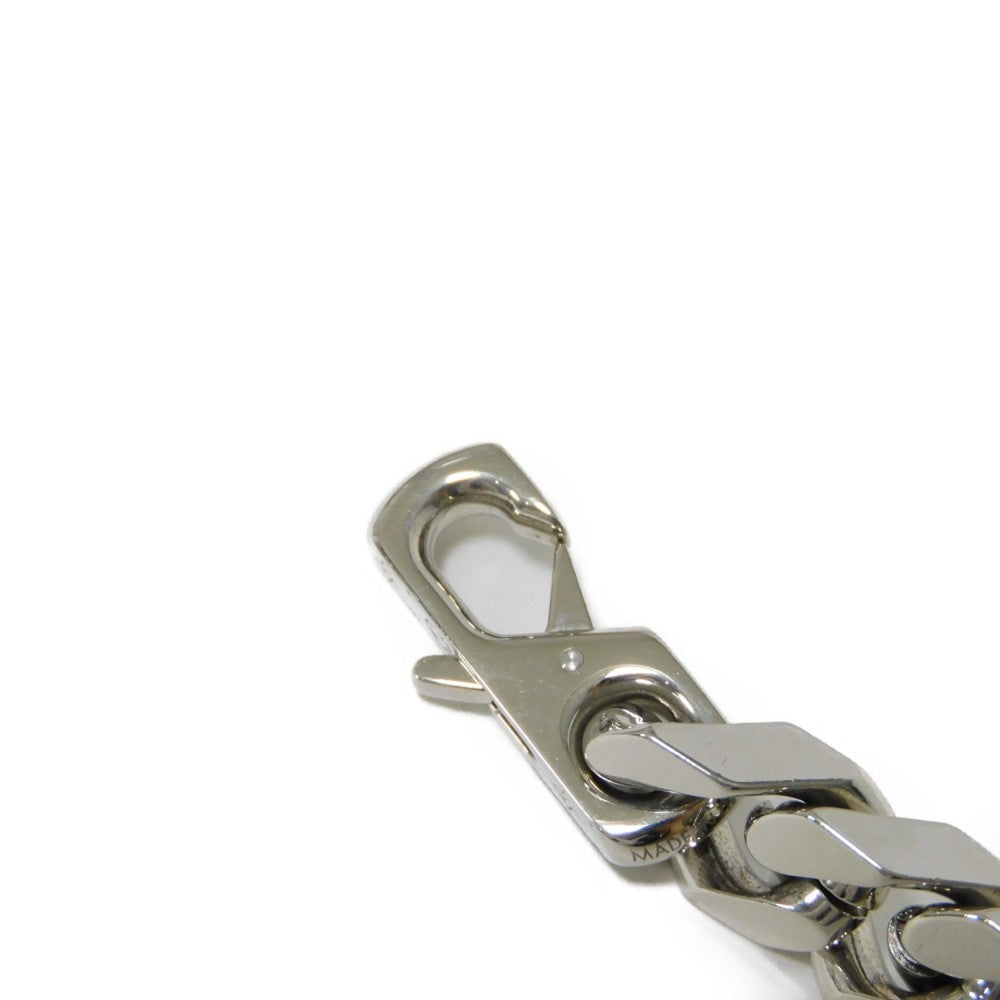 LOUIS VUITTON bracelet M00855 metal Silver Bracelet Chain Monogram mens Used