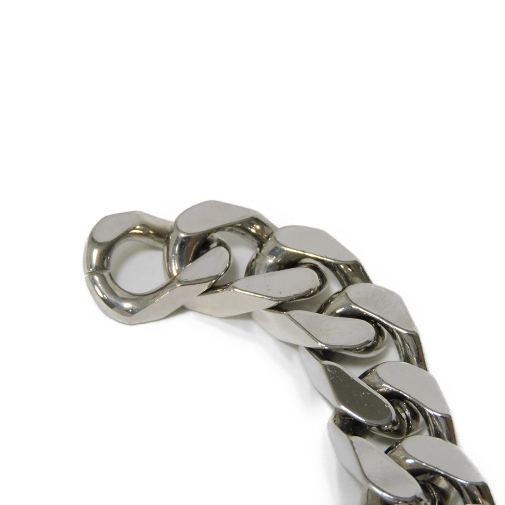 LOUIS VUITTON bracelet M00855 metal Silver Bracelet Chain Monogram mens Used