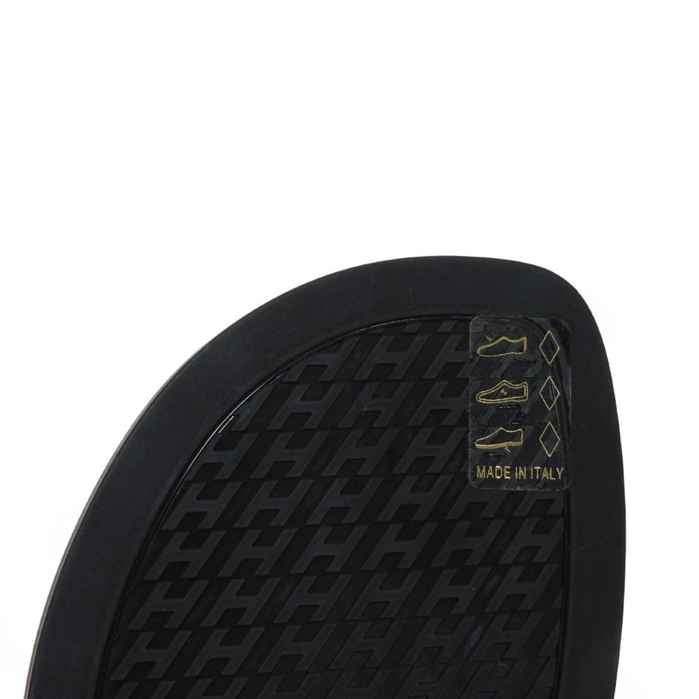 HERMES Sandals thermopolyurethane black Chene Dunkle island 36