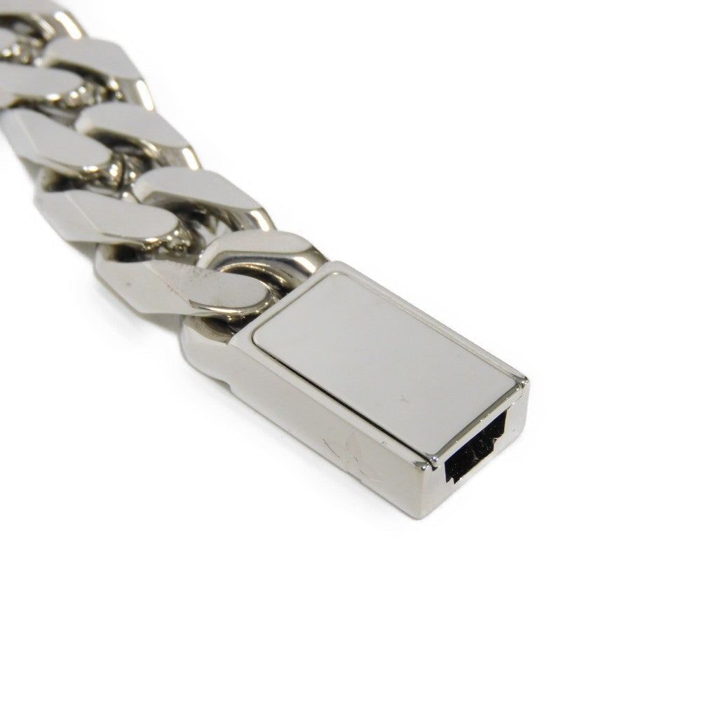LOUIS VUITTON bracelet M62486 metal Silver Bracelet Chain Monogram mens Used