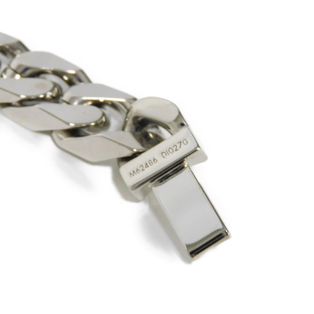 LOUIS VUITTON bracelet M62486 metal Silver Bracelet Chain Monogram mens Used