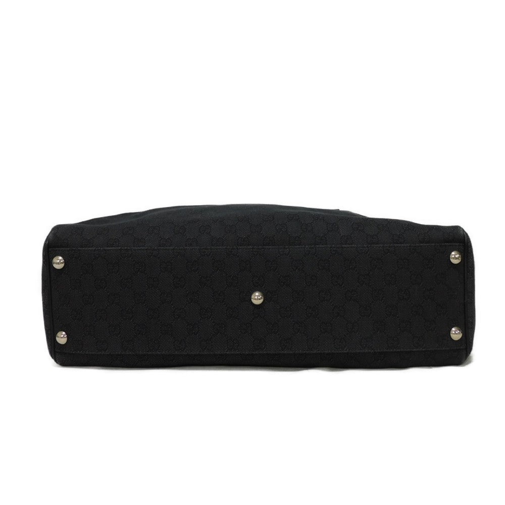 GUCCI Handbag 196356 G1XCN 1000 GG denim canvas black GG denim canvas Boston Duffel bag