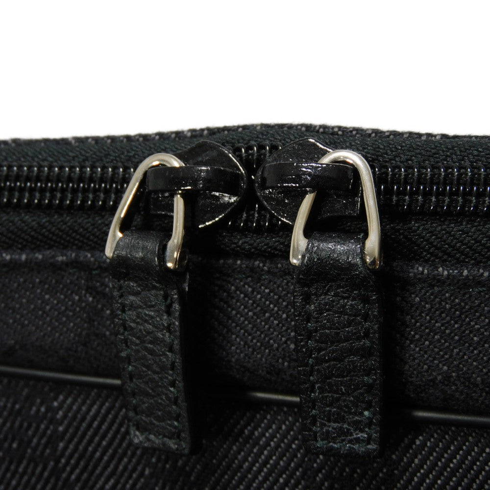 GUCCI Handbag 196356 G1XCN 1000 GG denim canvas black GG denim canvas Boston Duffel bag
