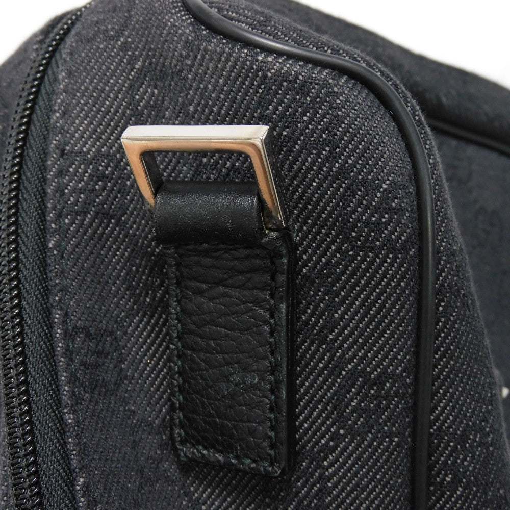 GUCCI Handbag 196356 G1XCN 1000 GG denim canvas black GG denim canvas Boston Duffel bag