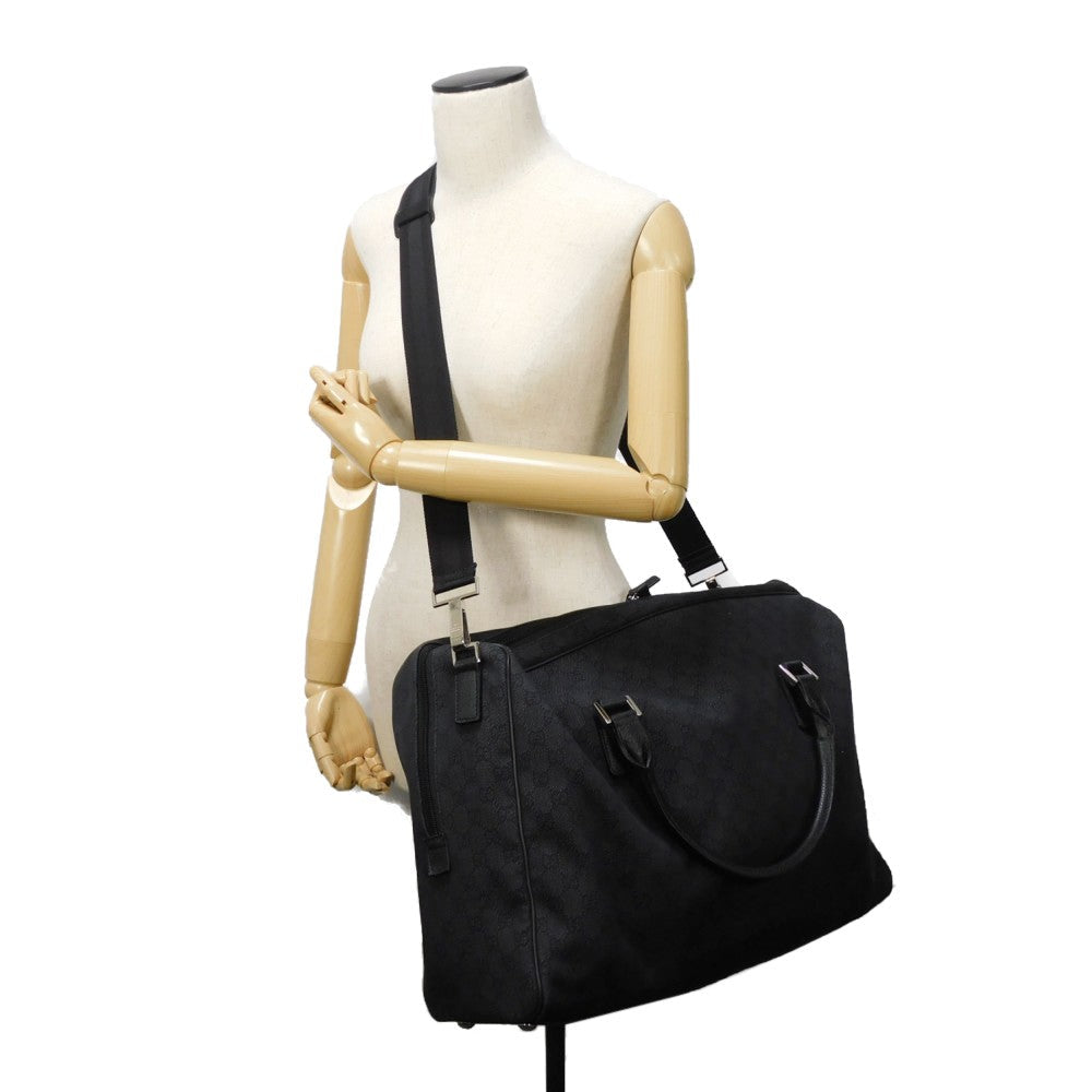 GUCCI Handbag 196356 G1XCN 1000 GG denim canvas black GG denim canvas Boston Duffel bag