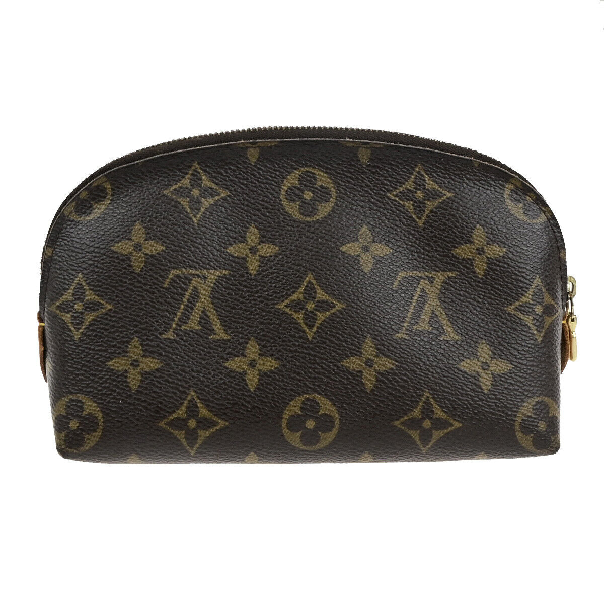 Louis Vuitton Cosmetic Pouch  Canvas Clutch Bag