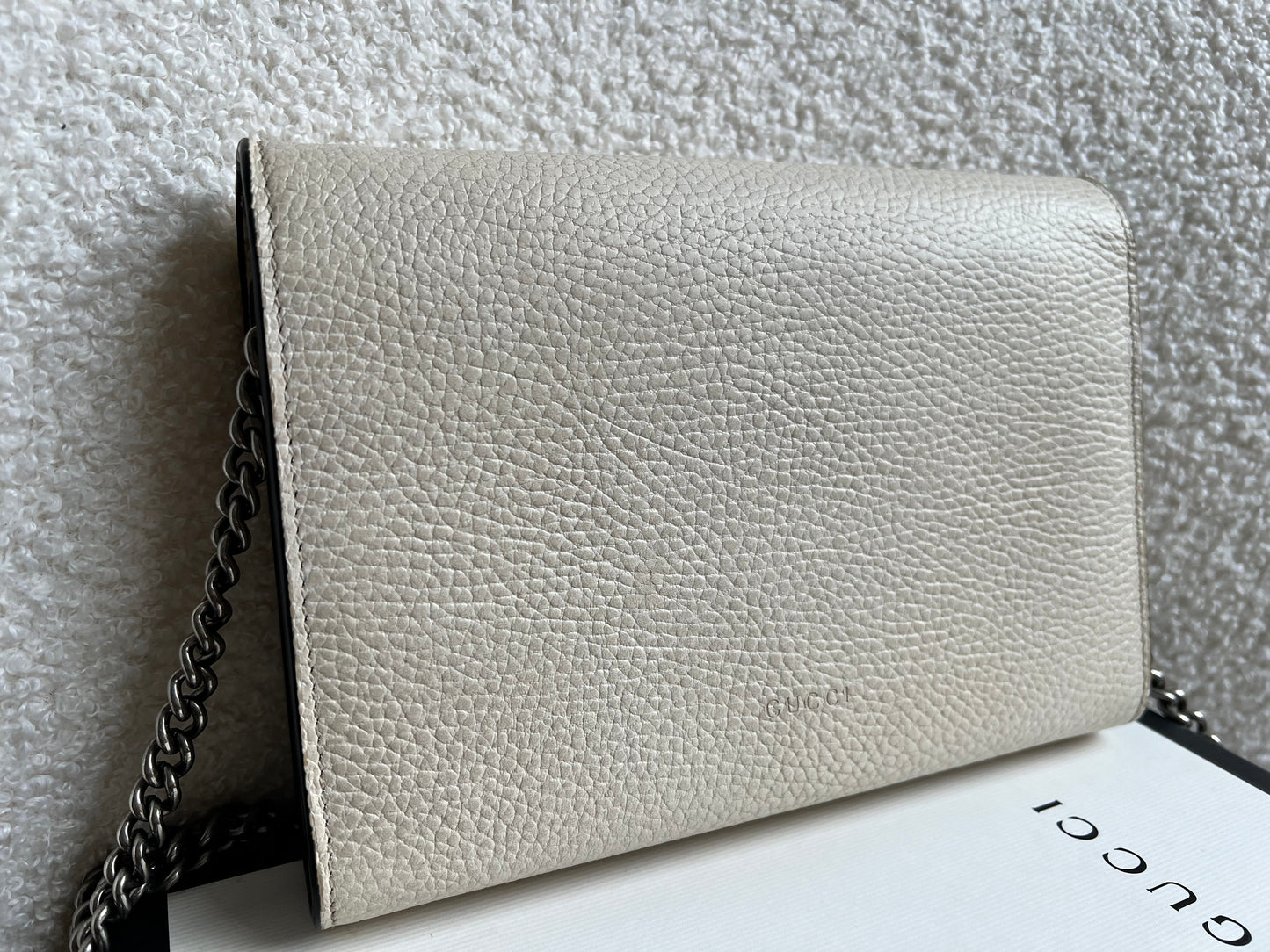 Gucci Dionysus White Mini Chain Bag (RRP £1340)